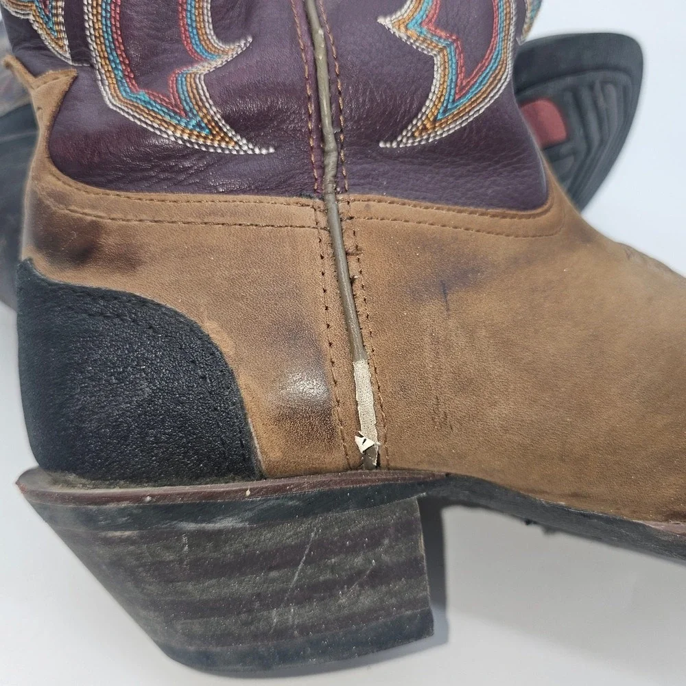 Tony Lama Women's 3R Western Boots - RR9000 size 8.5D purple boots